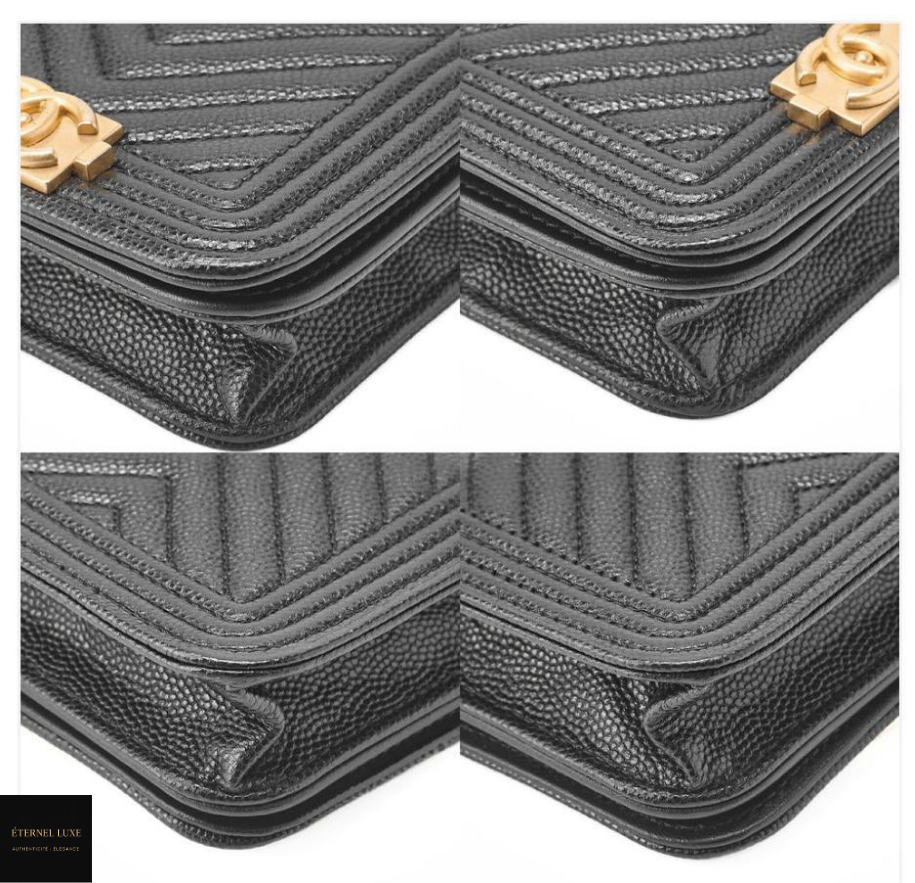 Sac Chanel Boy Ceinture Mini cuir caviar noir /Eternel Luxe