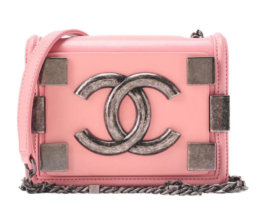 Sac CHANEL Big Coco  en cuir d'agneau  rose / Eternel Luxe