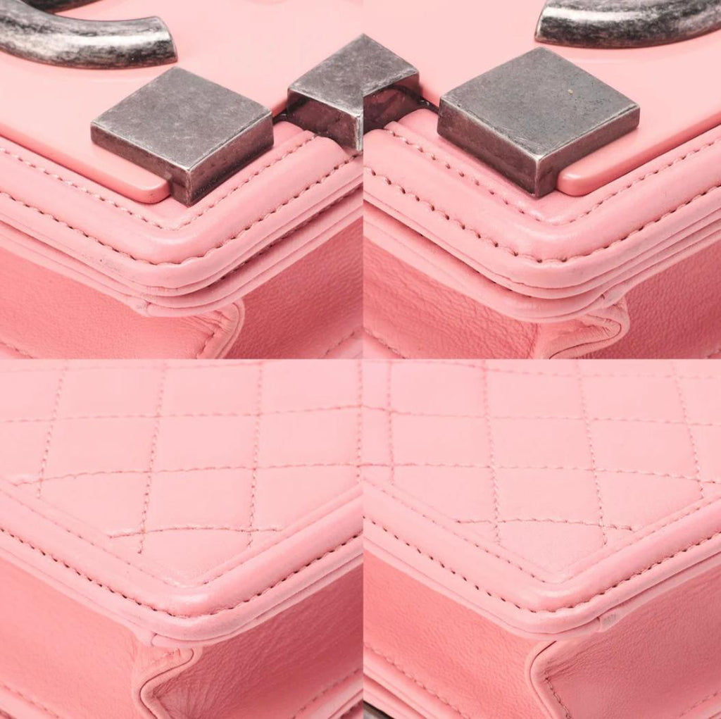 Sac CHANEL Big Coco  en cuir d'agneau  rose / Eternel Luxe