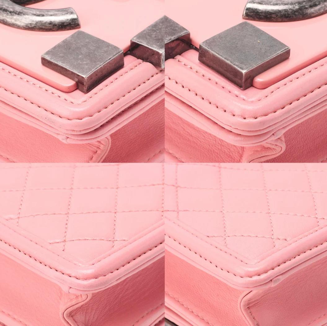 Sac CHANEL Big Coco  en cuir d'agneau  rose / Eternel Luxe