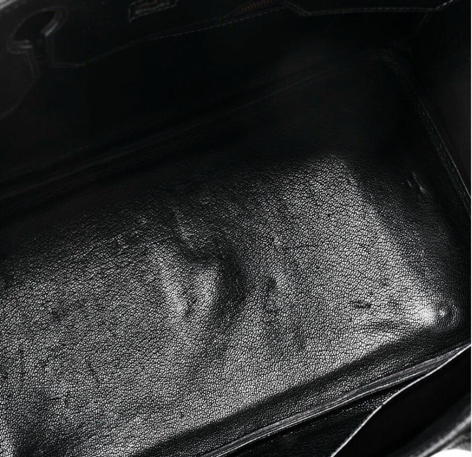 Sac Hermès Birkin 35 Noir Ardennes Vintage – Birkin Hermès Occasion Authentifié