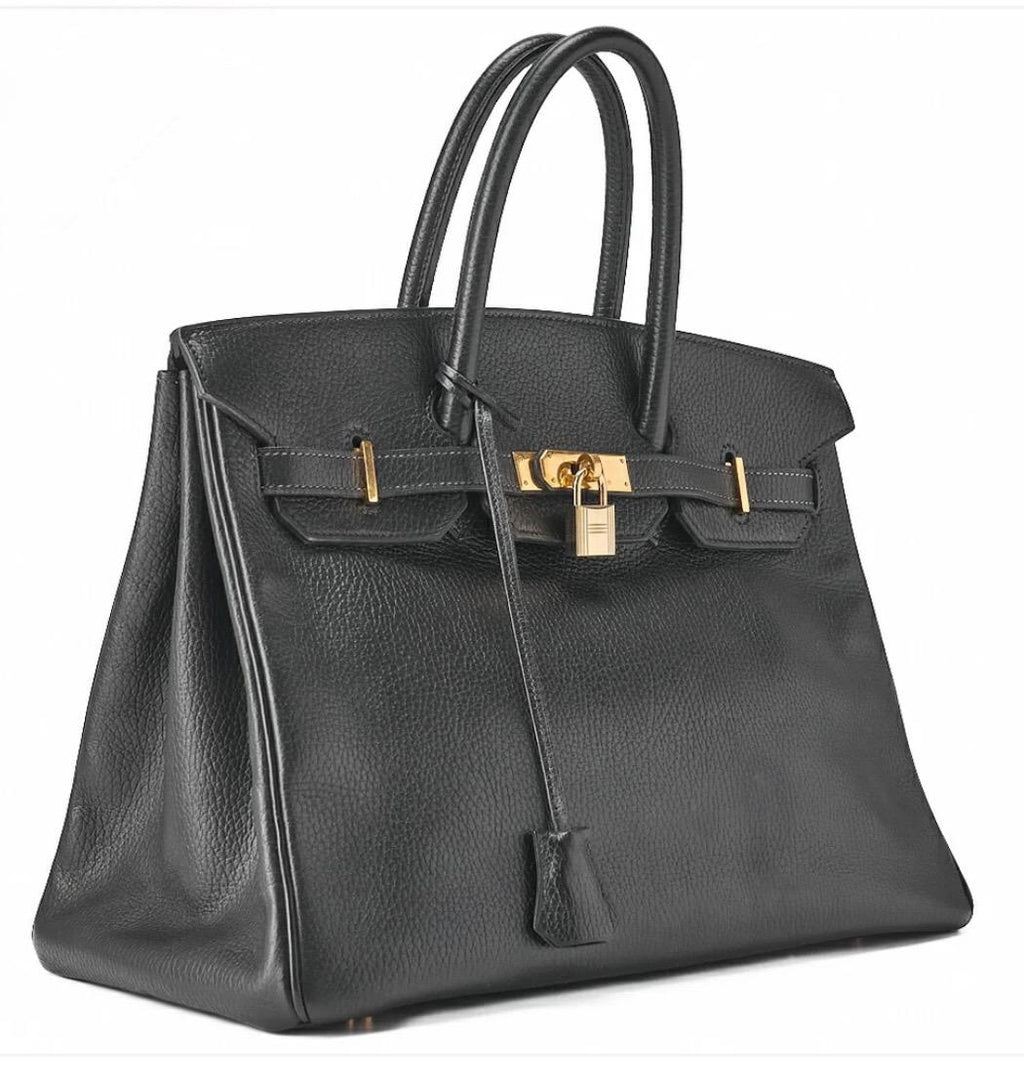 Sac Hermès Birkin 35 Noir Ardennes Vintage – Birkin Hermès Occasion Authentifié