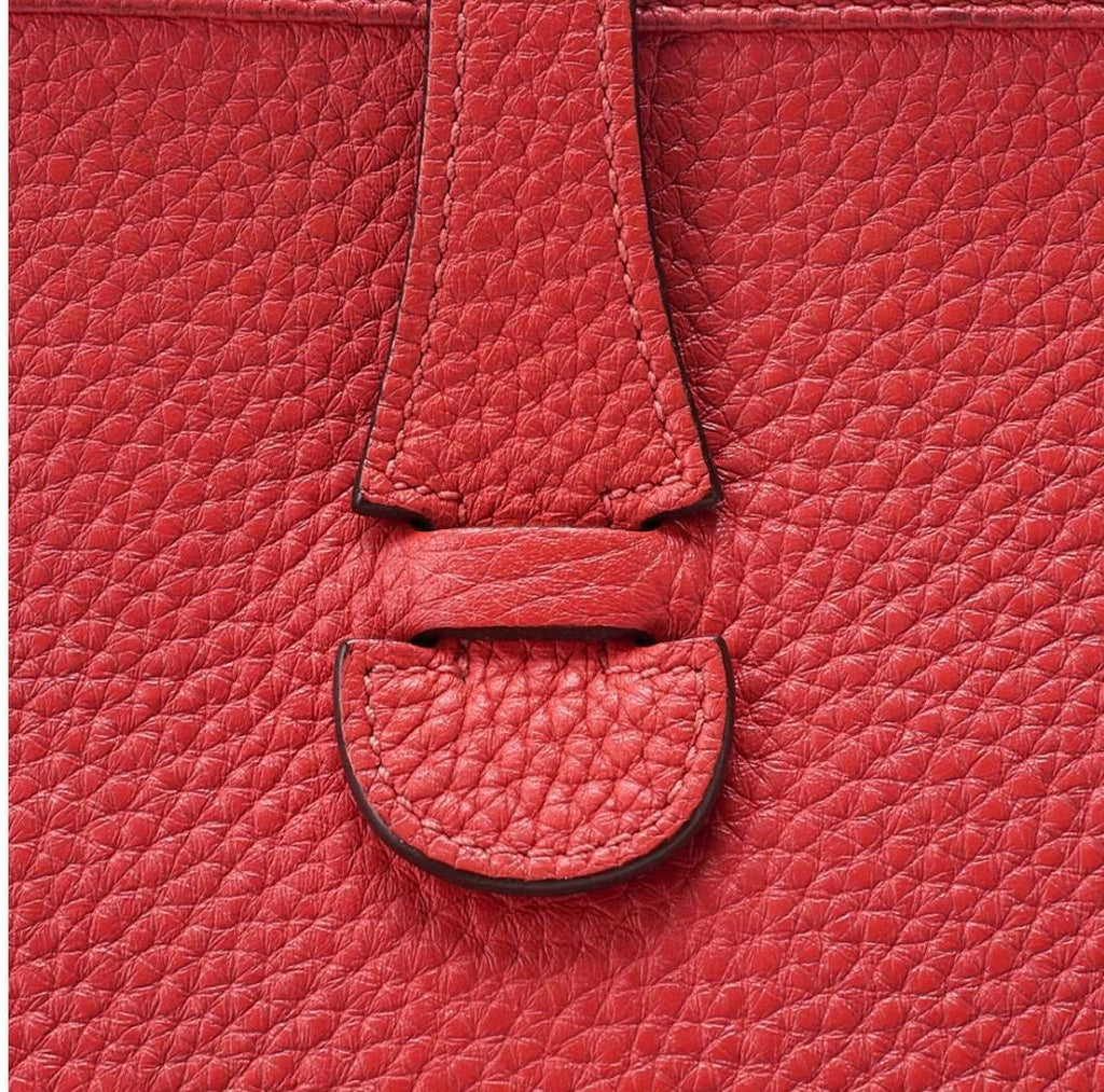 Sac HERMÈS Evelyn Tryon Clêmence Rouge / Eternel Luxe