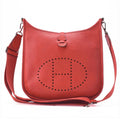 Sac HERMÈS Evelyn Tryon Clêmence Rouge / Eternel Luxe