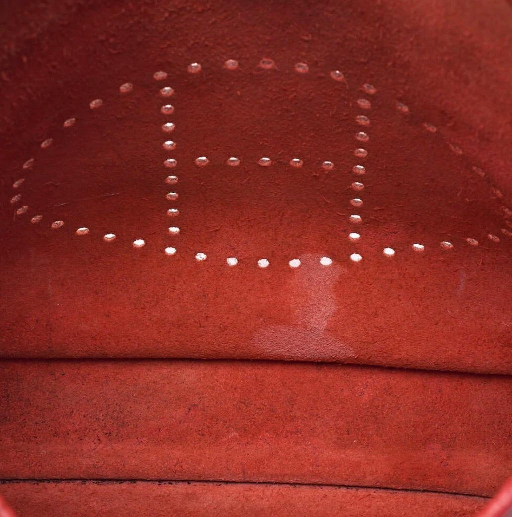Sac HERMÈS Evelyn Tryon Clêmence Rouge / Eternel Luxe