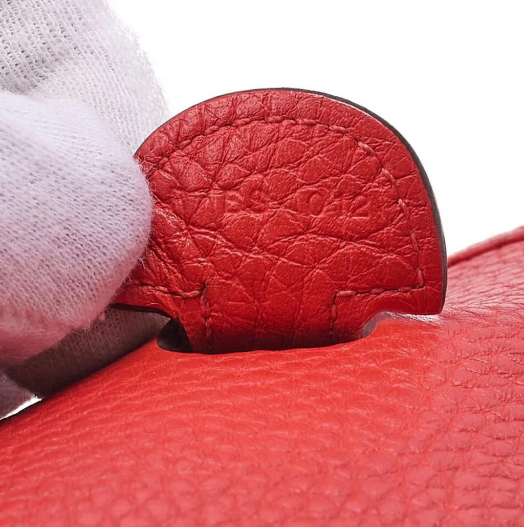 Sac HERMÈS Evelyn Tryon Clêmence Rouge / Eternel Luxe