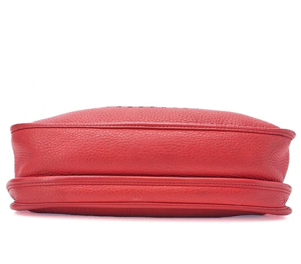 Sac HERMÈS Evelyn Tryon Clêmence Rouge / Eternel Luxe
