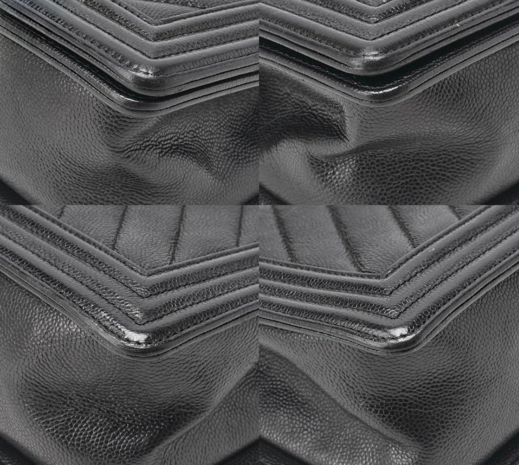 Sac CHANEL Boy Chanel cuir caviar noir / Eternel Luxe