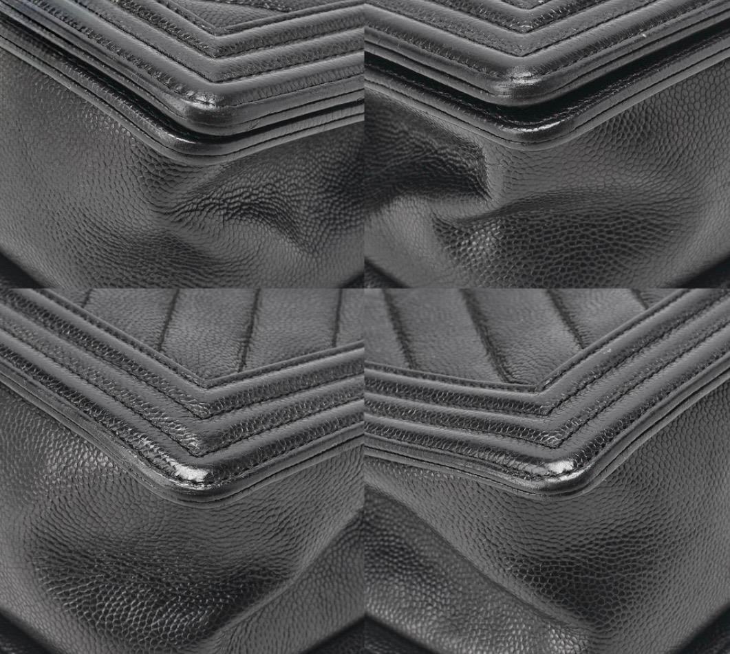 Sac CHANEL Boy Chanel cuir caviar noir / Eternel Luxe