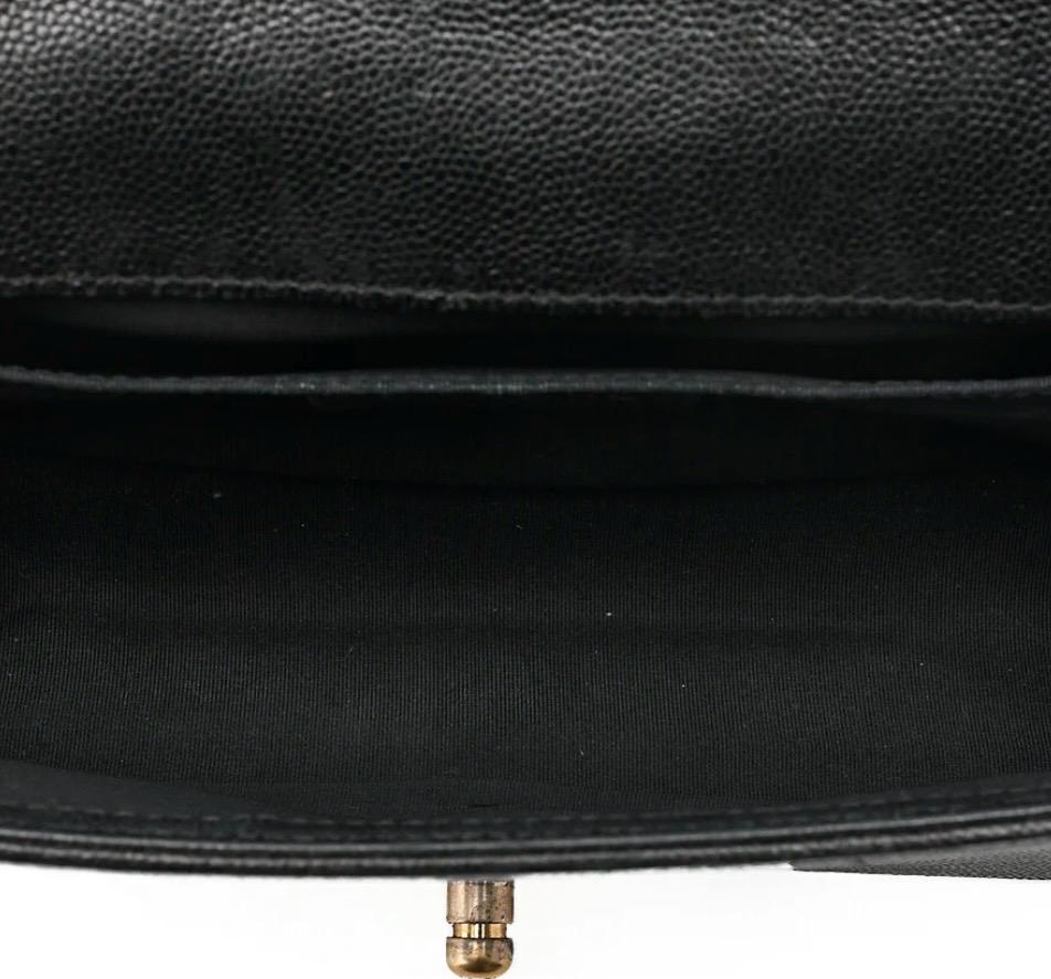 Sac CHANEL Boy Chanel cuir caviar noir / Eternel Luxe