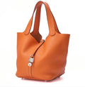 Sac à dos HERMÈS Picotan Lock MM,  orange Clémence / Eternel Luxe