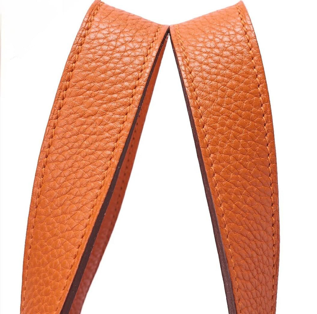 Sac à dos HERMÈS Picotan Lock MM,  orange Clémence / Eternel Luxe