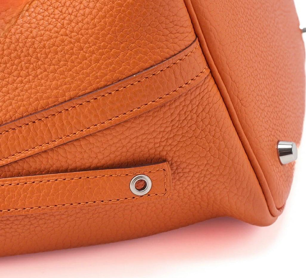 Sac à dos HERMÈS Picotan Lock MM,  orange Clémence / Eternel Luxe