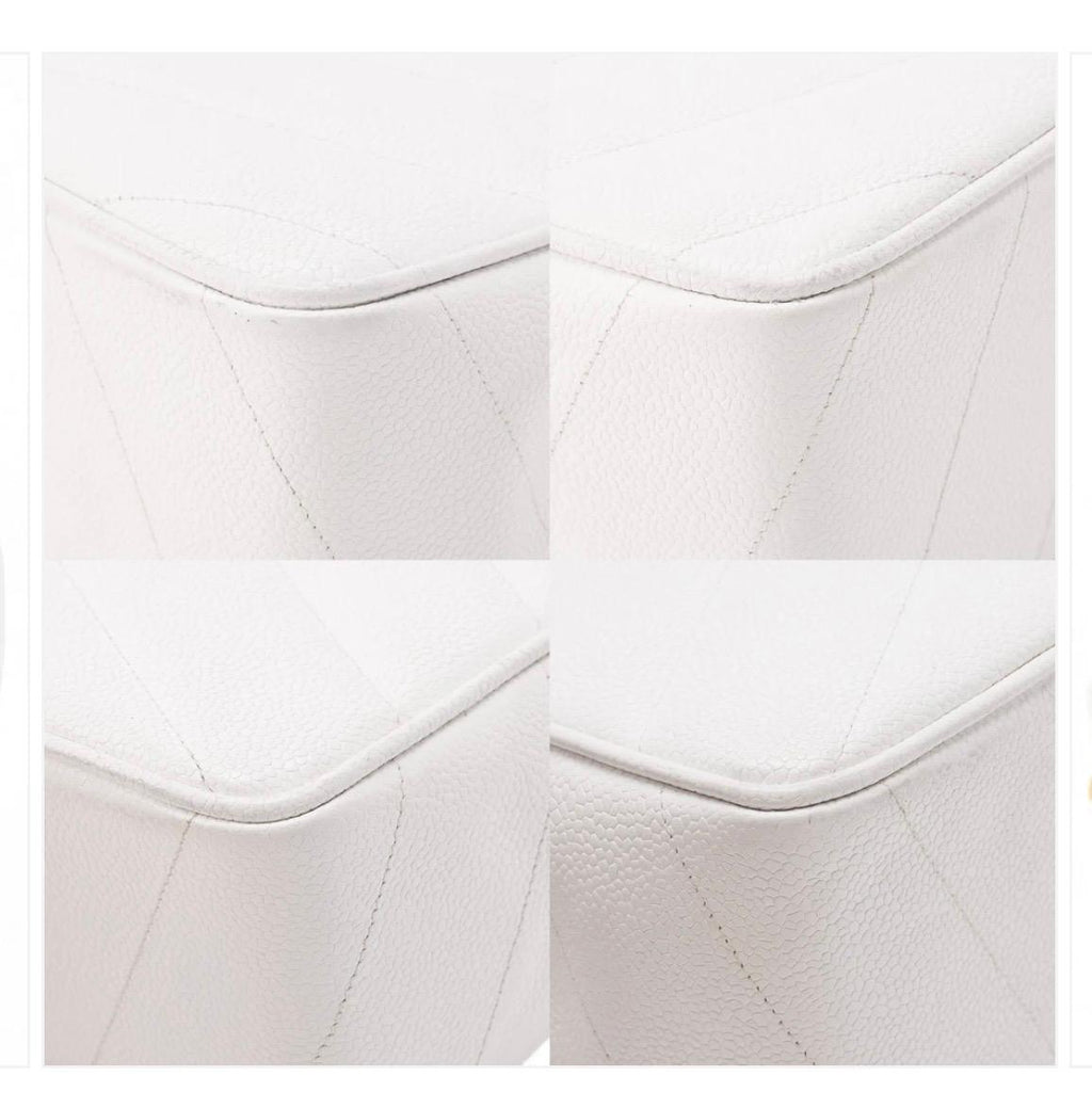 Sac CHANEL Big Coco en cuir caviar blanc /Eternel Luxe
