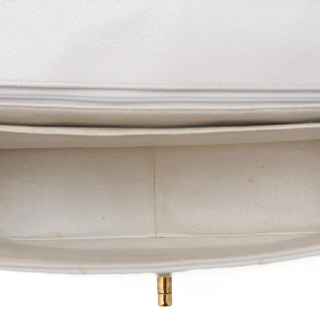 Sac CHANEL Big Coco en cuir caviar blanc /Eternel Luxe