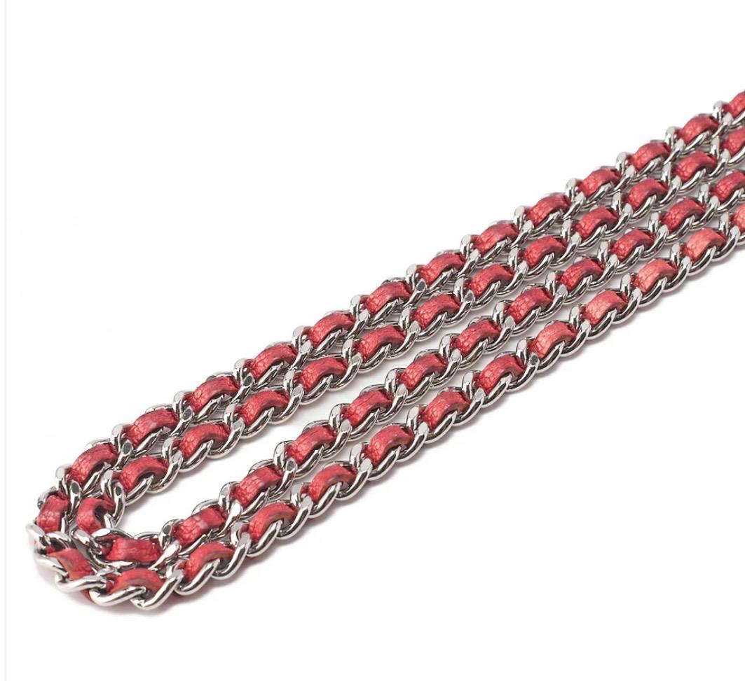 Portefeuille CHANEL  matelassé à cuir de veau rouge /Eternel Luxe
