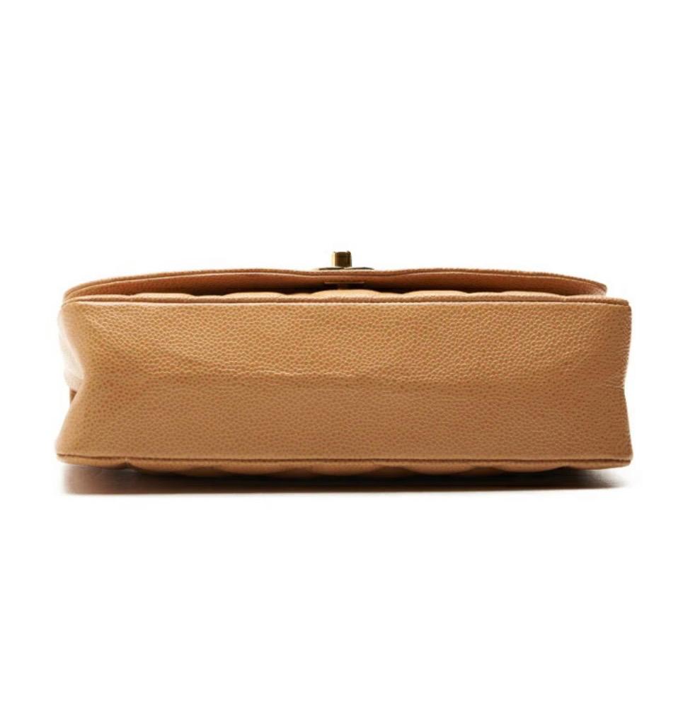 Sac CHANEL Diana matelassé  cuir caviar beige /Eternel Luxe