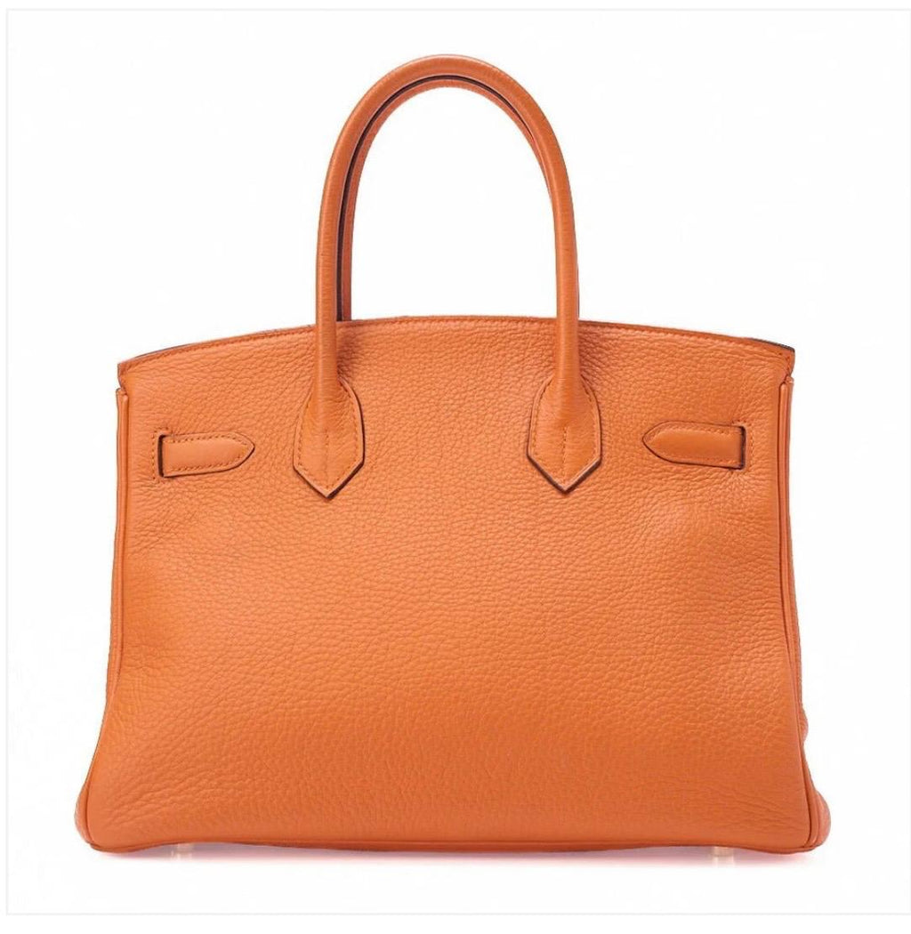 Sac HERMÈS Birkin 30 Togo orange / Eternel Luxe