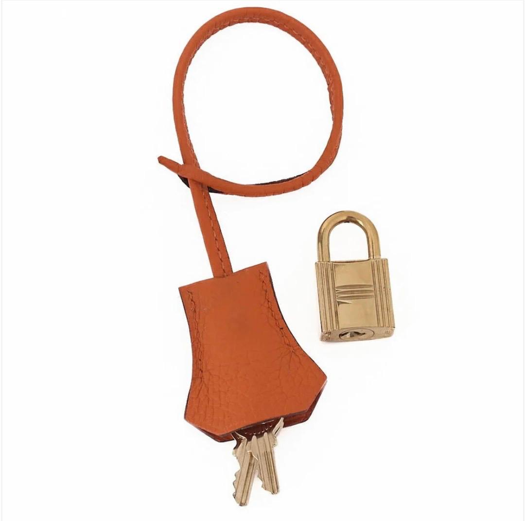 Sac HERMÈS Birkin 30 Togo orange / Eternel Luxe