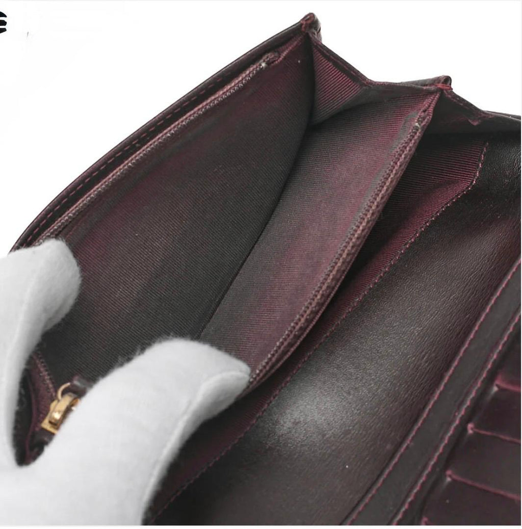 Portefeuille  CHANEL Matelassé  cuir caviar noir Eternel Luxe seconde main