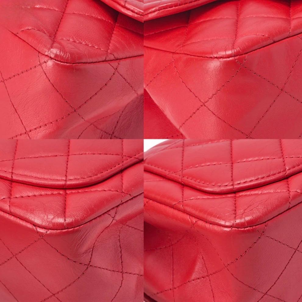 Sac Chanel Mini Matelassé Rouge 17 cm Cuir Agneau – Authentique