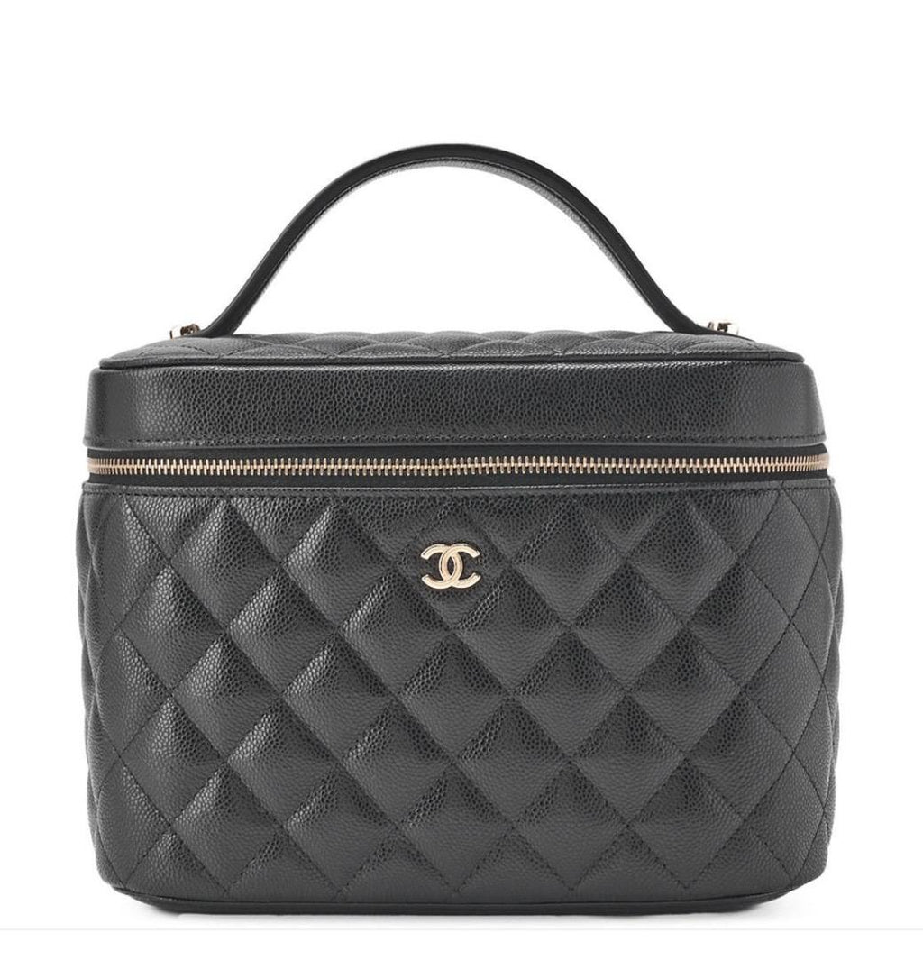 Chanel Vanity Caviar Noir Matelassé