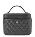Chanel Vanity Caviar Noir Matelassé