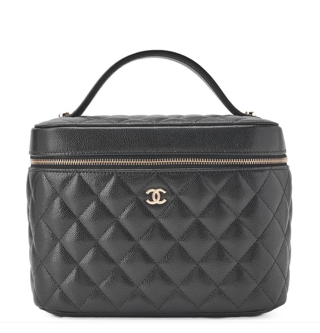 Chanel Vanity Caviar Noir Matelassé