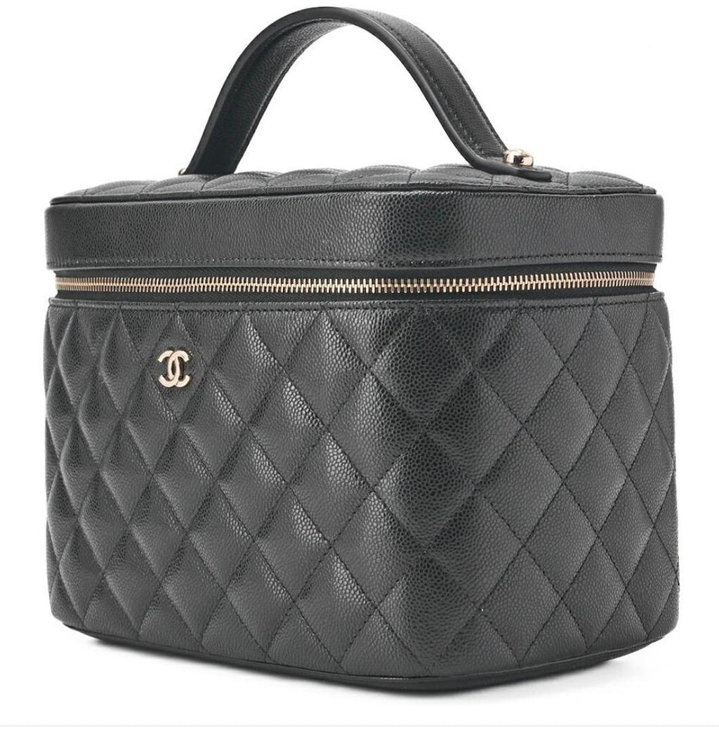 Chanel Vanity Caviar Noir Matelassé