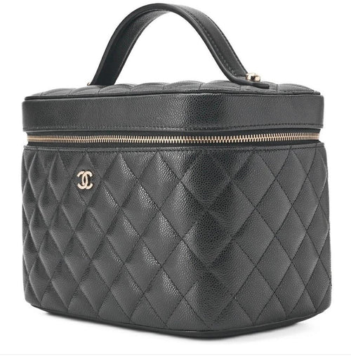 Chanel Vanity Caviar Noir Matelassé