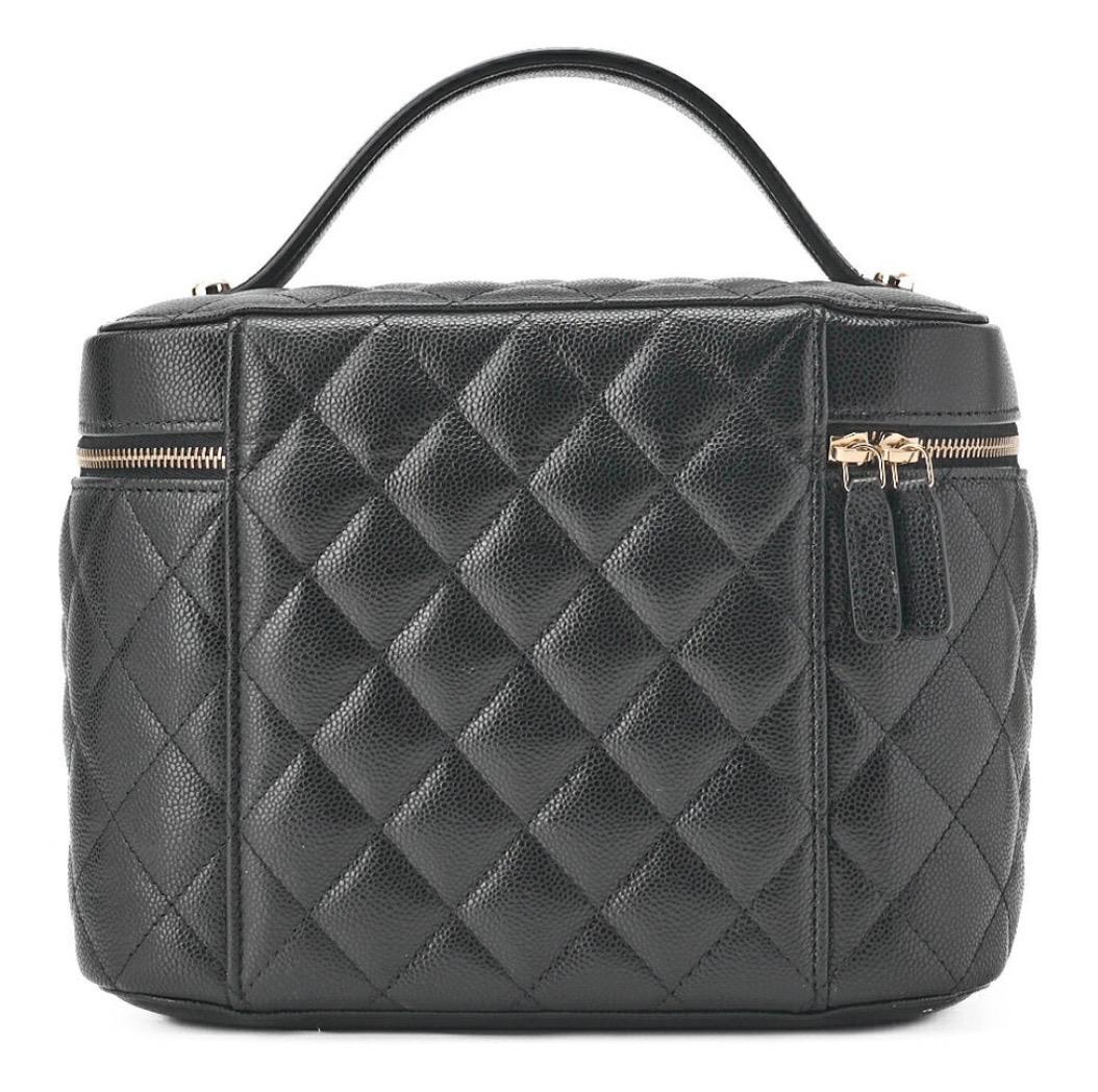 Chanel Vanity Caviar Noir Matelassé