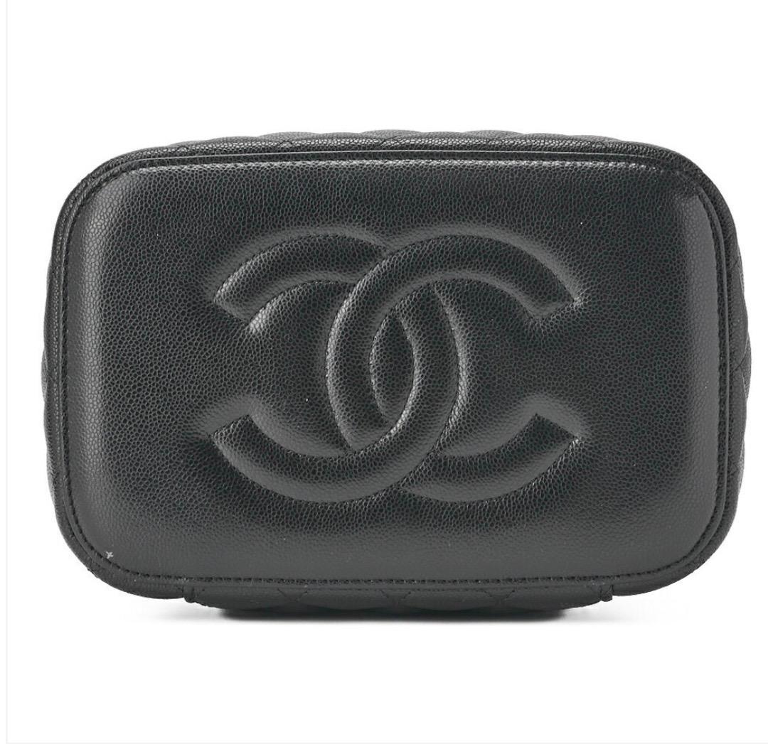 Chanel Vanity Caviar Noir Matelassé