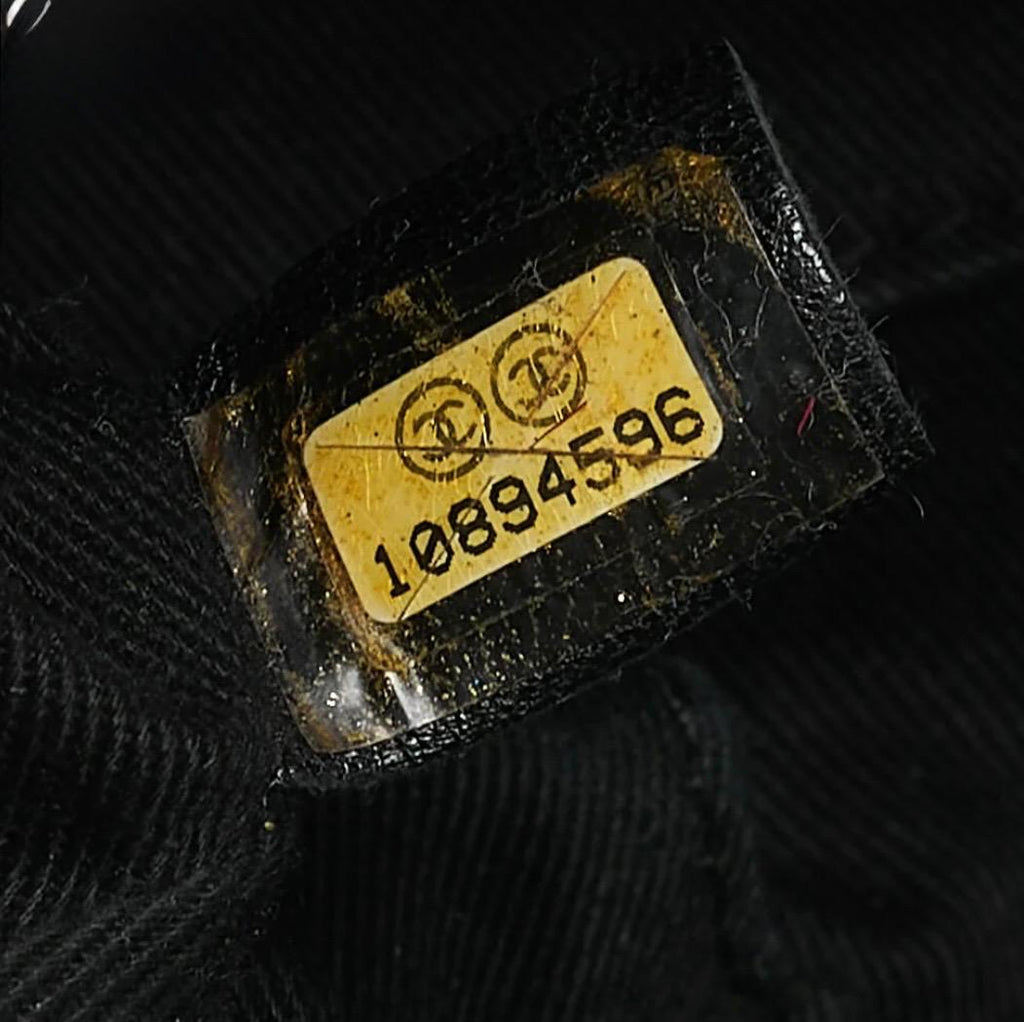 Chanel Coco Mark Boston Matelassé Caviar Noir