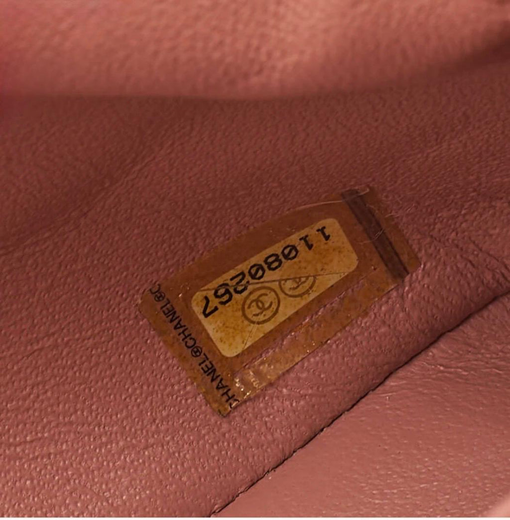 Sac Chanel matelassé rose cuir d’agneau bandoulière