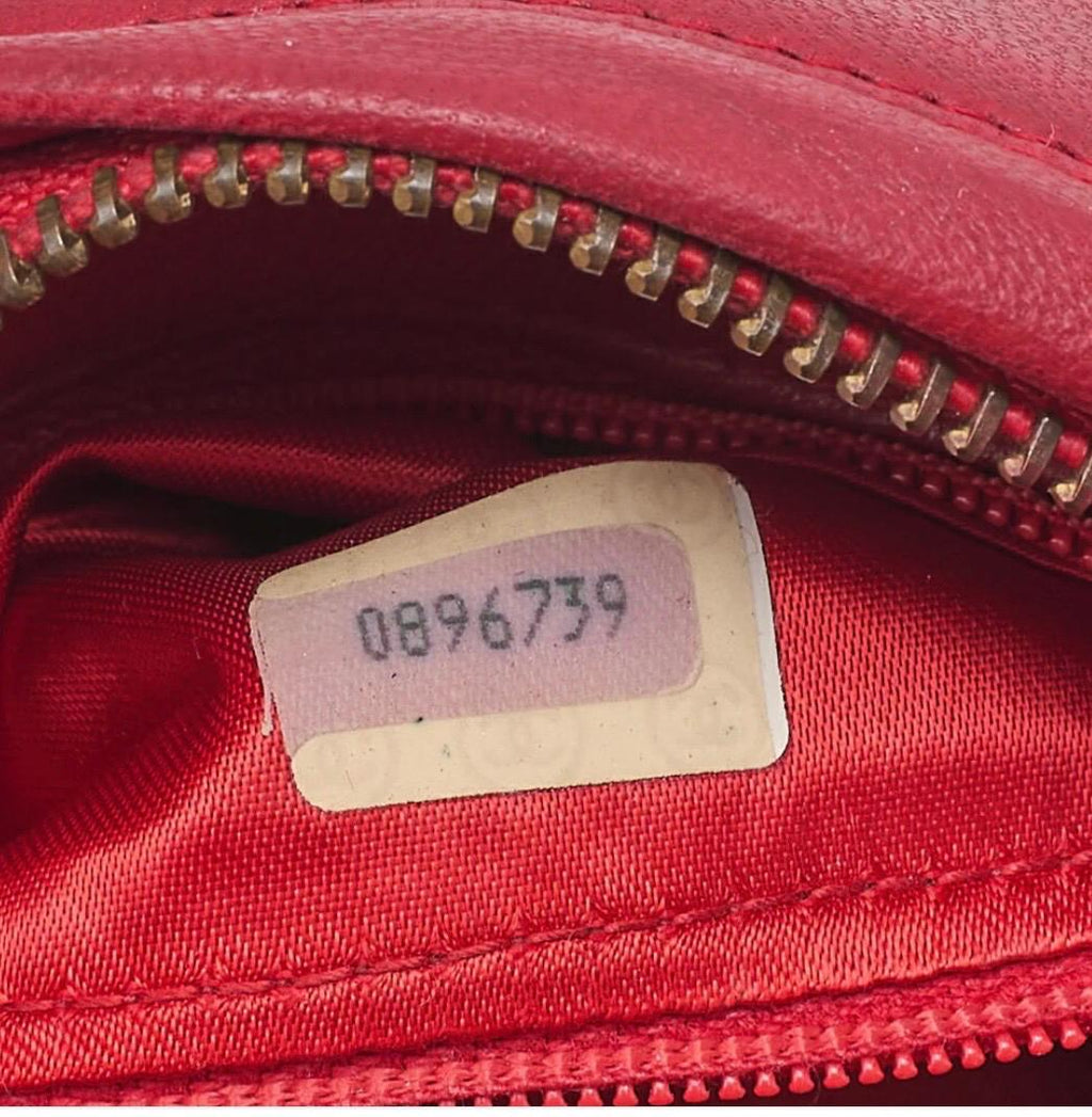 Sac Chanel Coco Mark Matelassé Rouge Cuir Agneau – Chaîne à Franges Vintage