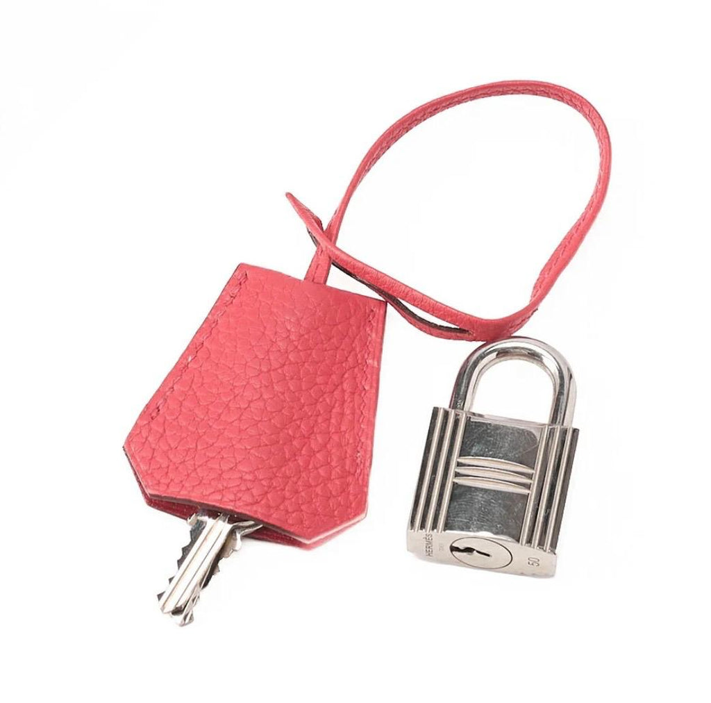 Sac Hermès HAC 42 cuir Clémence Bougainvillea – Birkin Hermès Occasion Authentifié