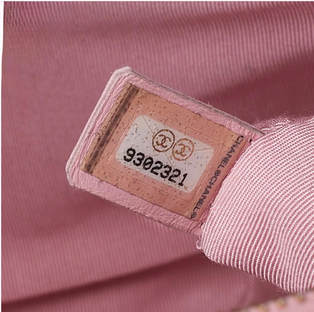 Sac Chanel Boston rose Cocoon matelassé cuir caviar – sac à main luxe occasion authentique