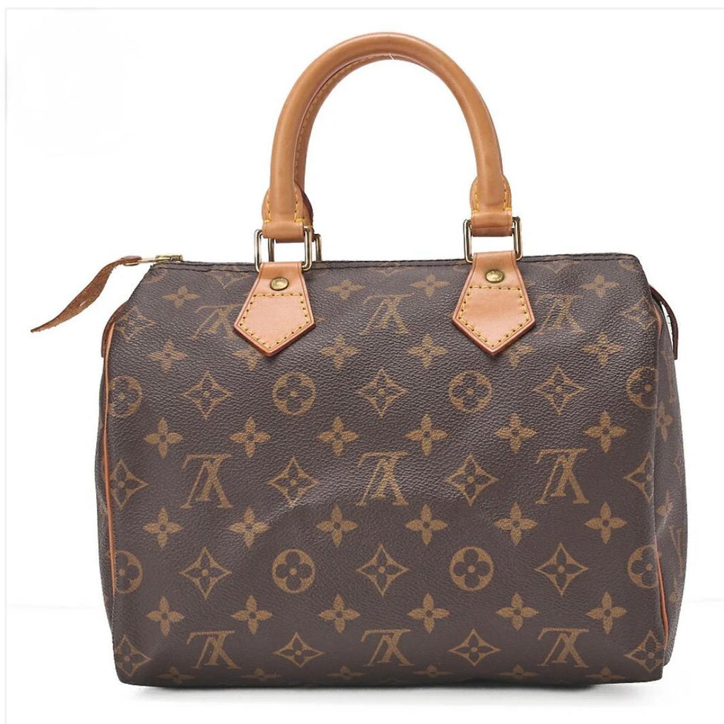 Louis Vuitton Speedy 25 Monogram – Sac à main iconique en toile Monogram marron seconde main
