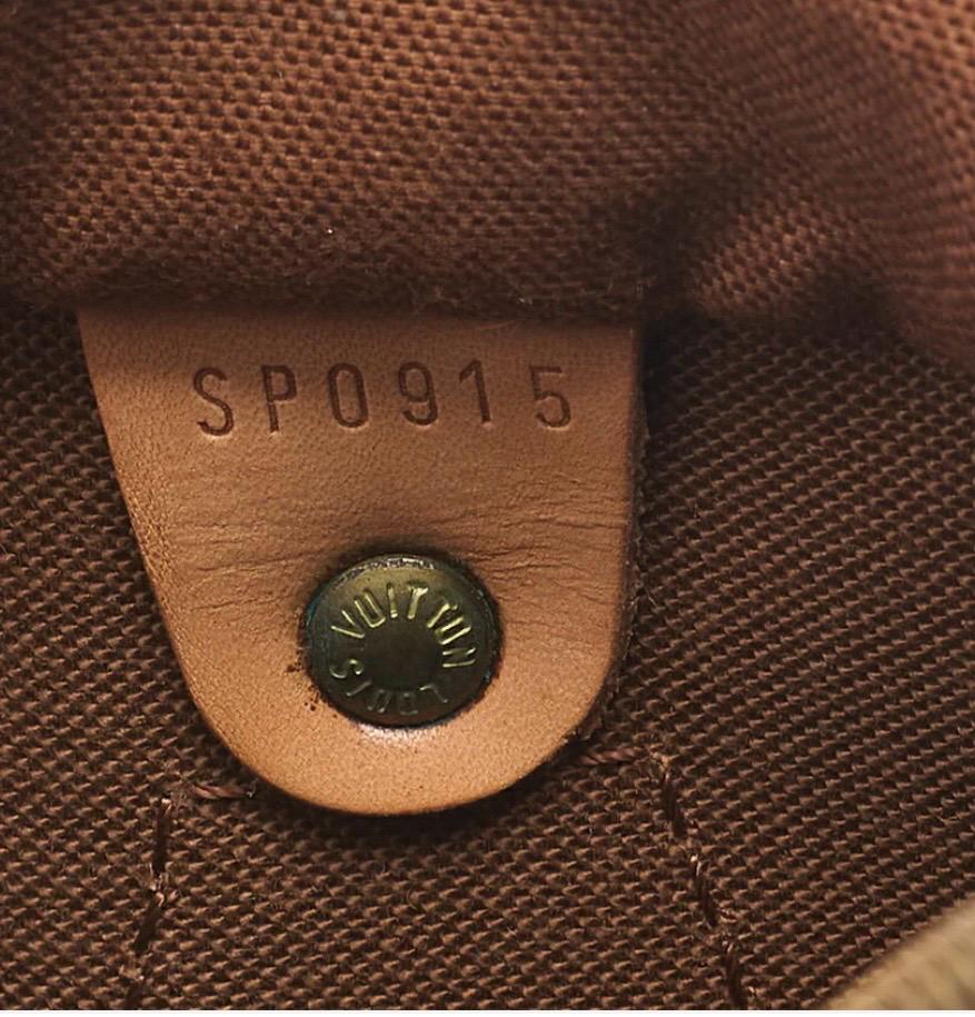 Louis Vuitton Speedy 25 Monogram – Sac à main iconique en toile Monogram marron seconde main
