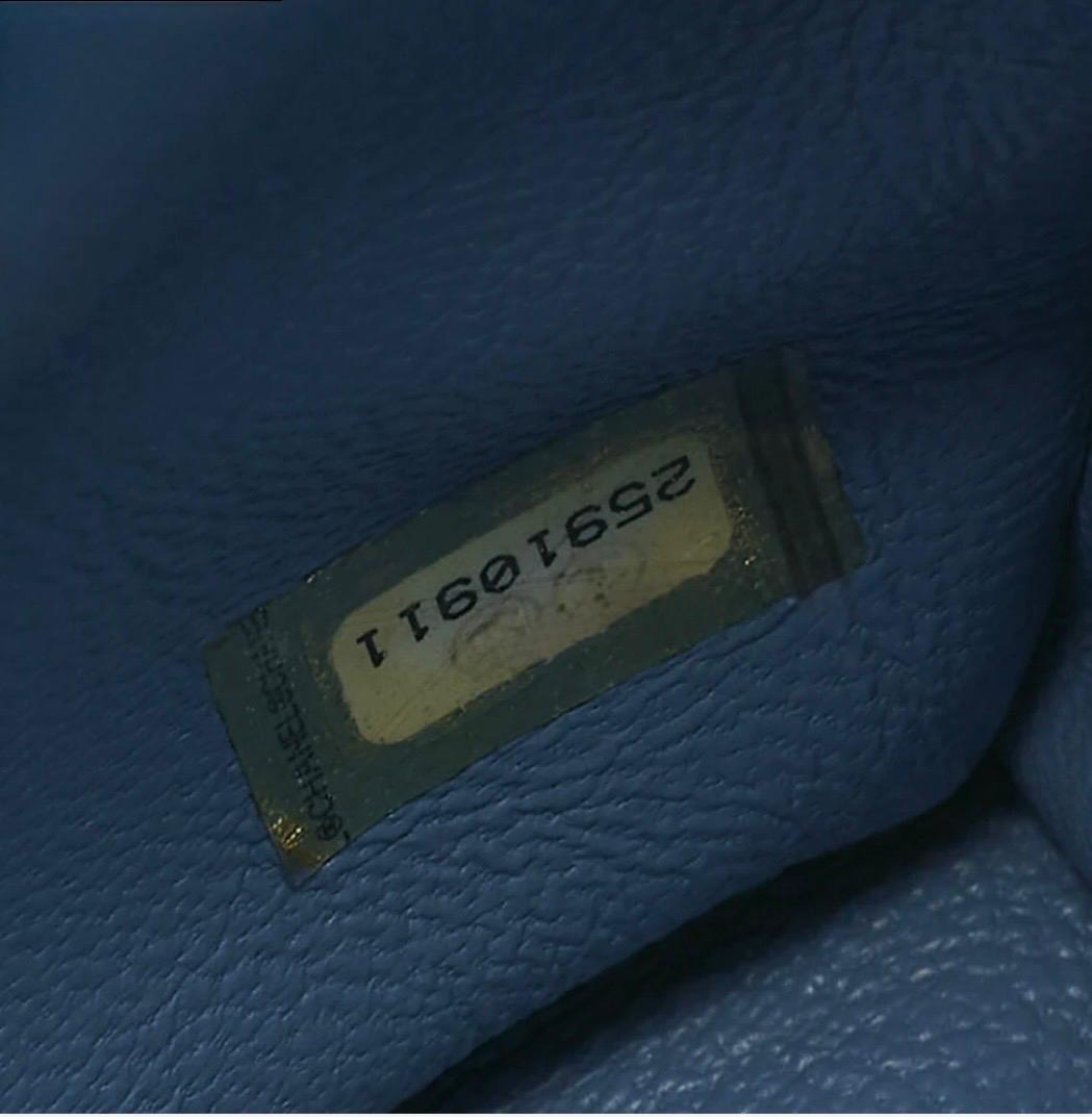 Sac à dos CHANEL Cocomark à sequins bleus multicolores