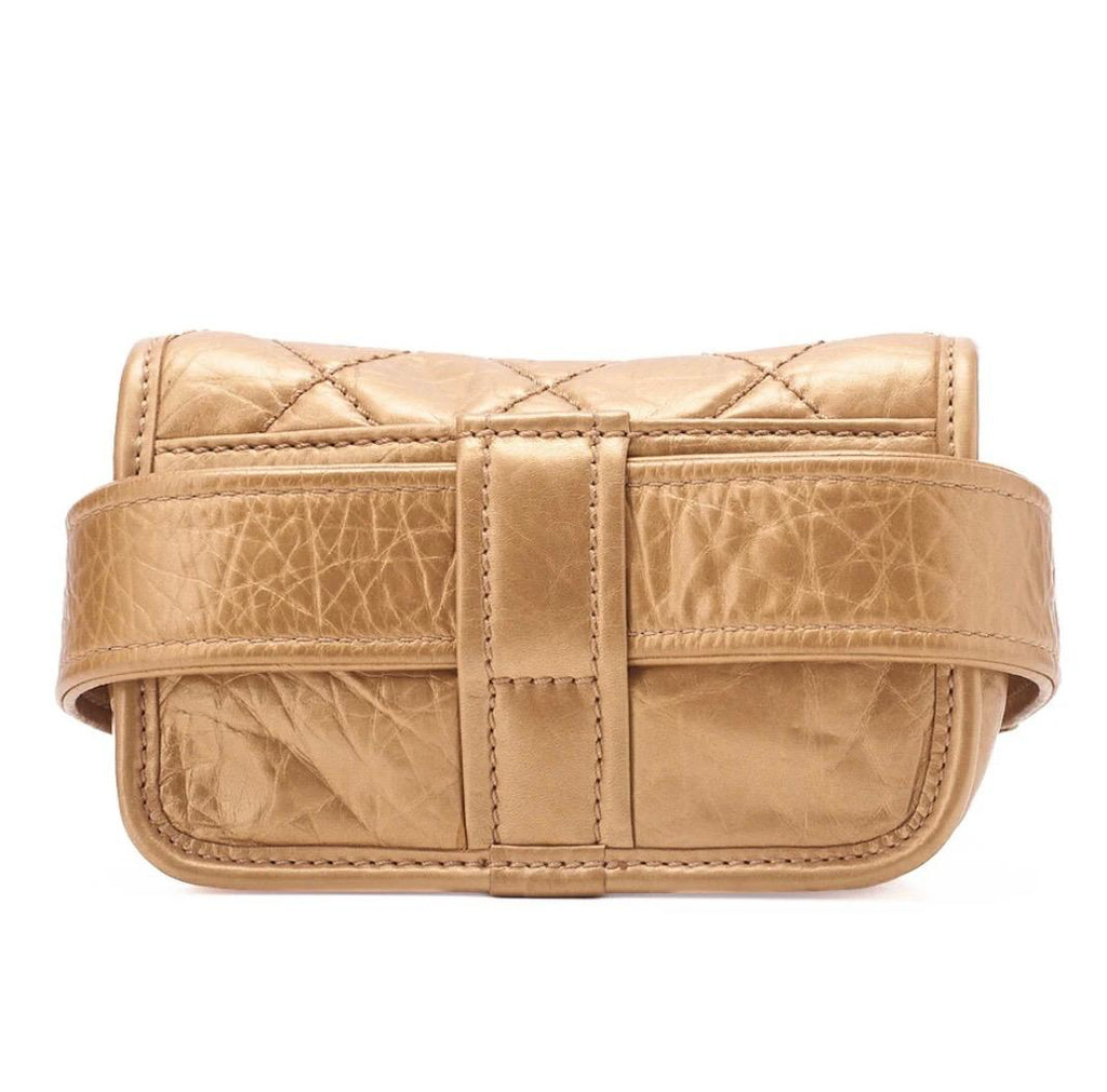 Sac Ceinture CHANEL Matelassé Beige en Cuir d’Agneau – Convertible Épaule & Taille