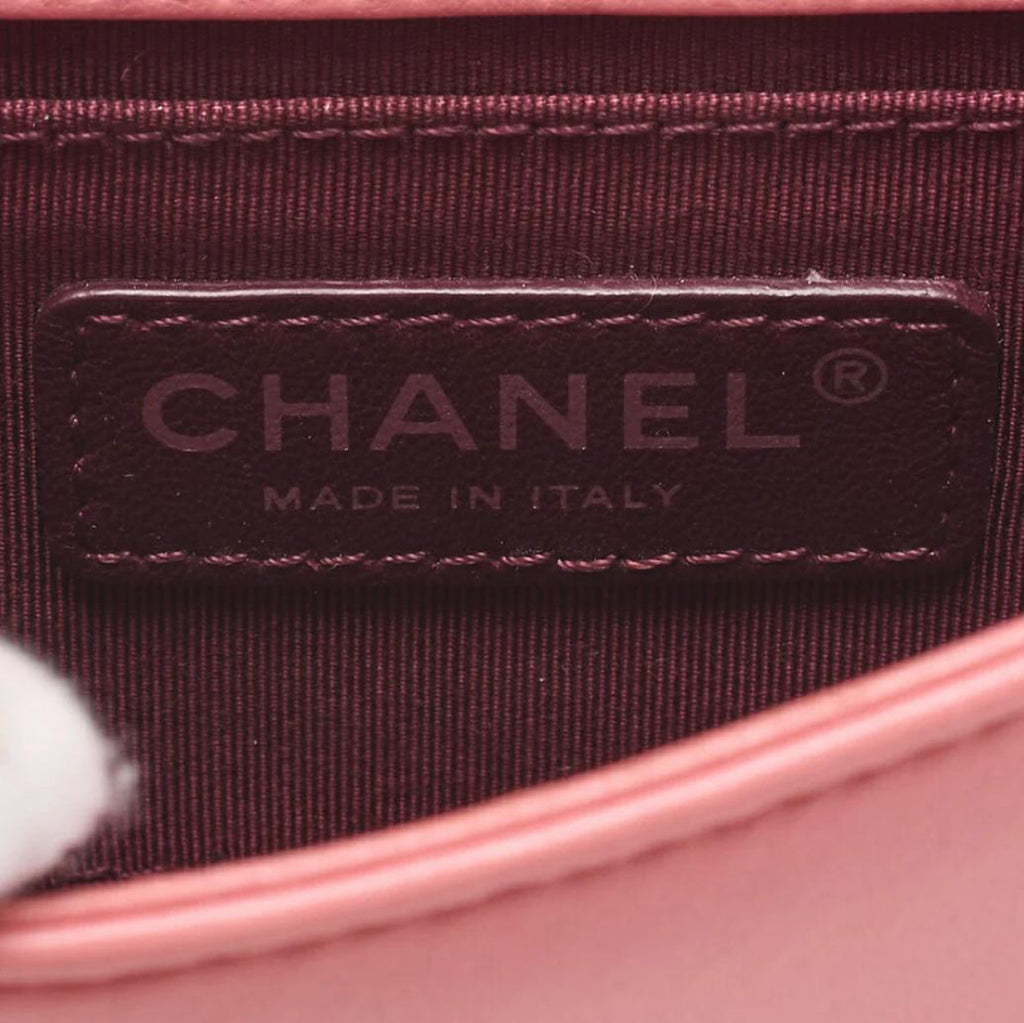 Sac CHANEL Big Coco  en cuir d'agneau  rose / Eternel Luxe