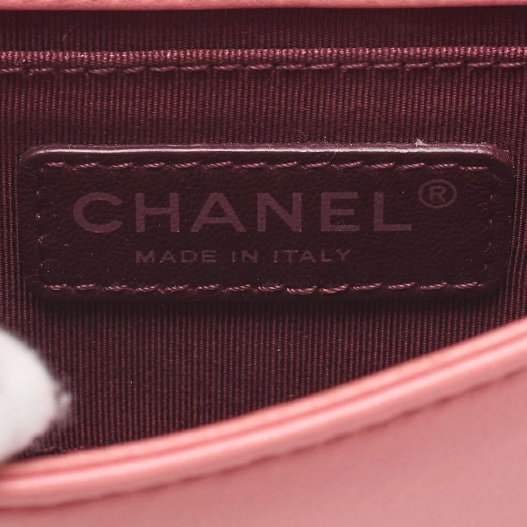 Sac CHANEL Big Coco  en cuir d'agneau  rose / Eternel Luxe