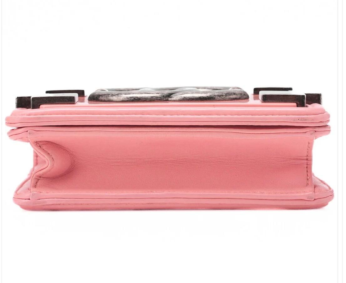 Sac CHANEL Big Coco  en cuir d'agneau  rose / Eternel Luxe