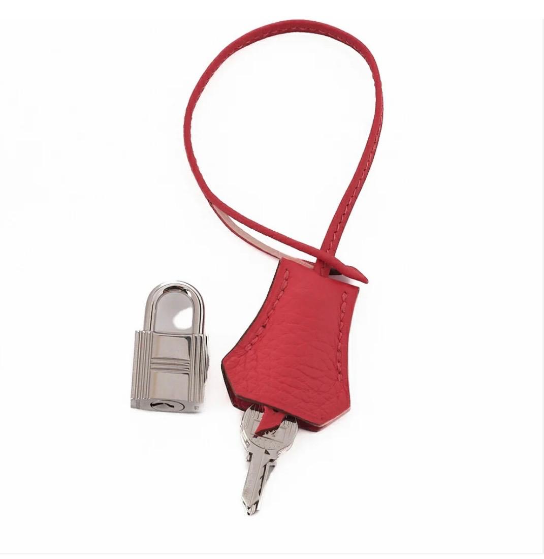 Sac HERMÈS Birkin 35 Bougainvillea – cuir Taurillon Clémence – occasion authentifiée