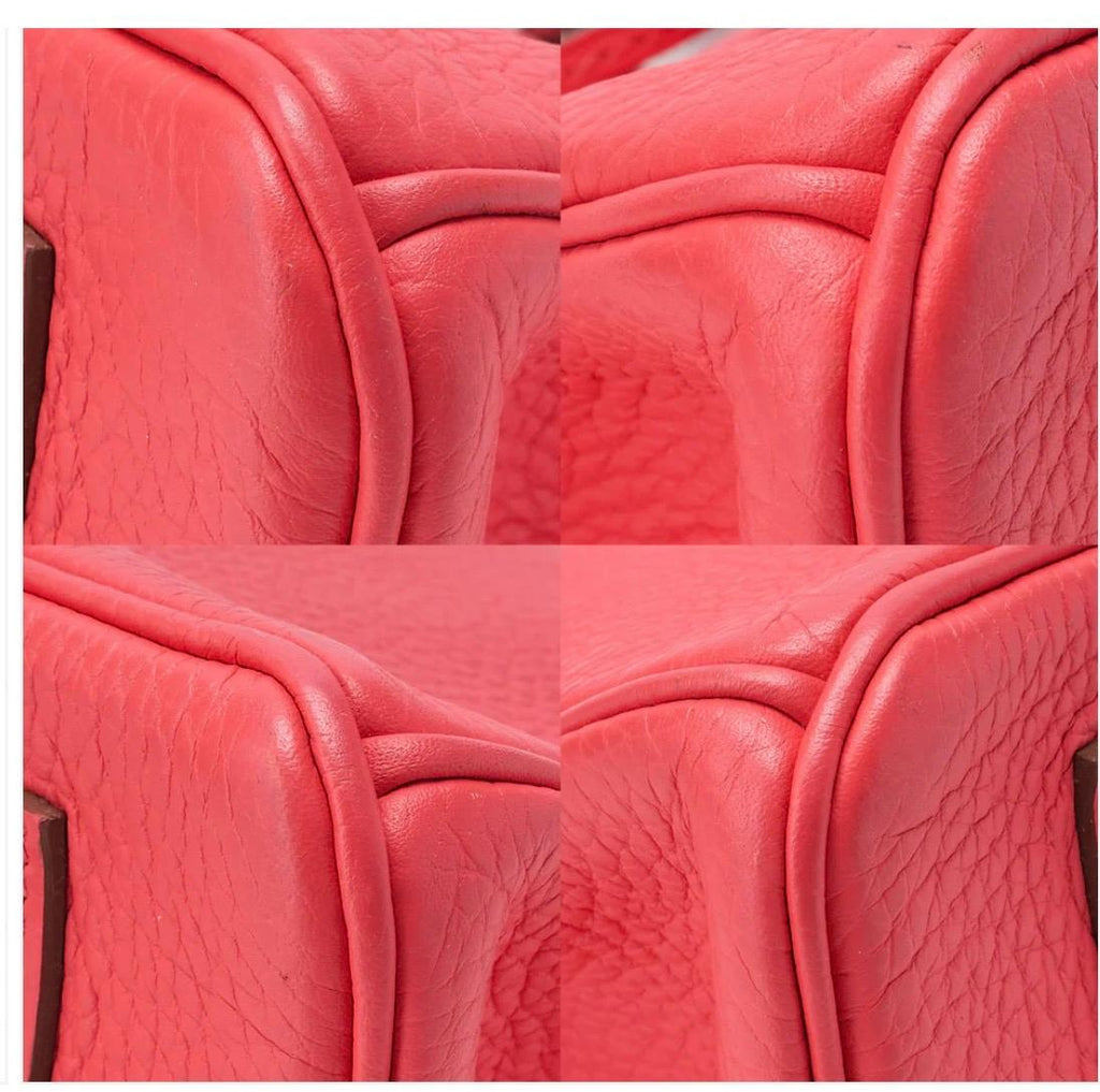 Sac HERMÈS Birkin 35 Bougainvillea – cuir Taurillon Clémence – occasion authentifiée