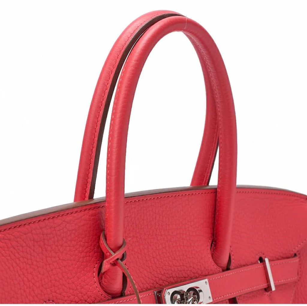 Sac HERMÈS Birkin 35 Bougainvillea – cuir Taurillon Clémence – occasion authentifiée