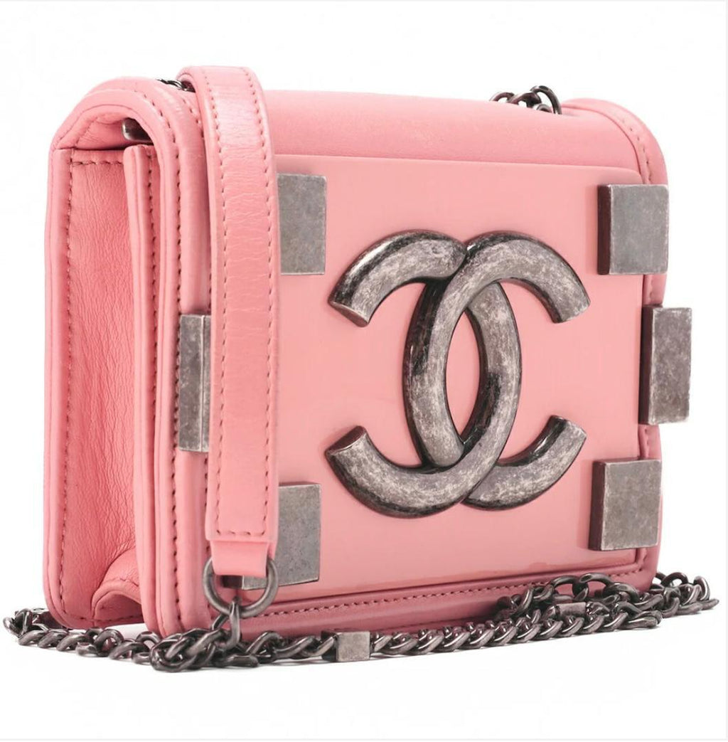 Sac CHANEL Big Coco  en cuir d'agneau  rose / Eternel Luxe