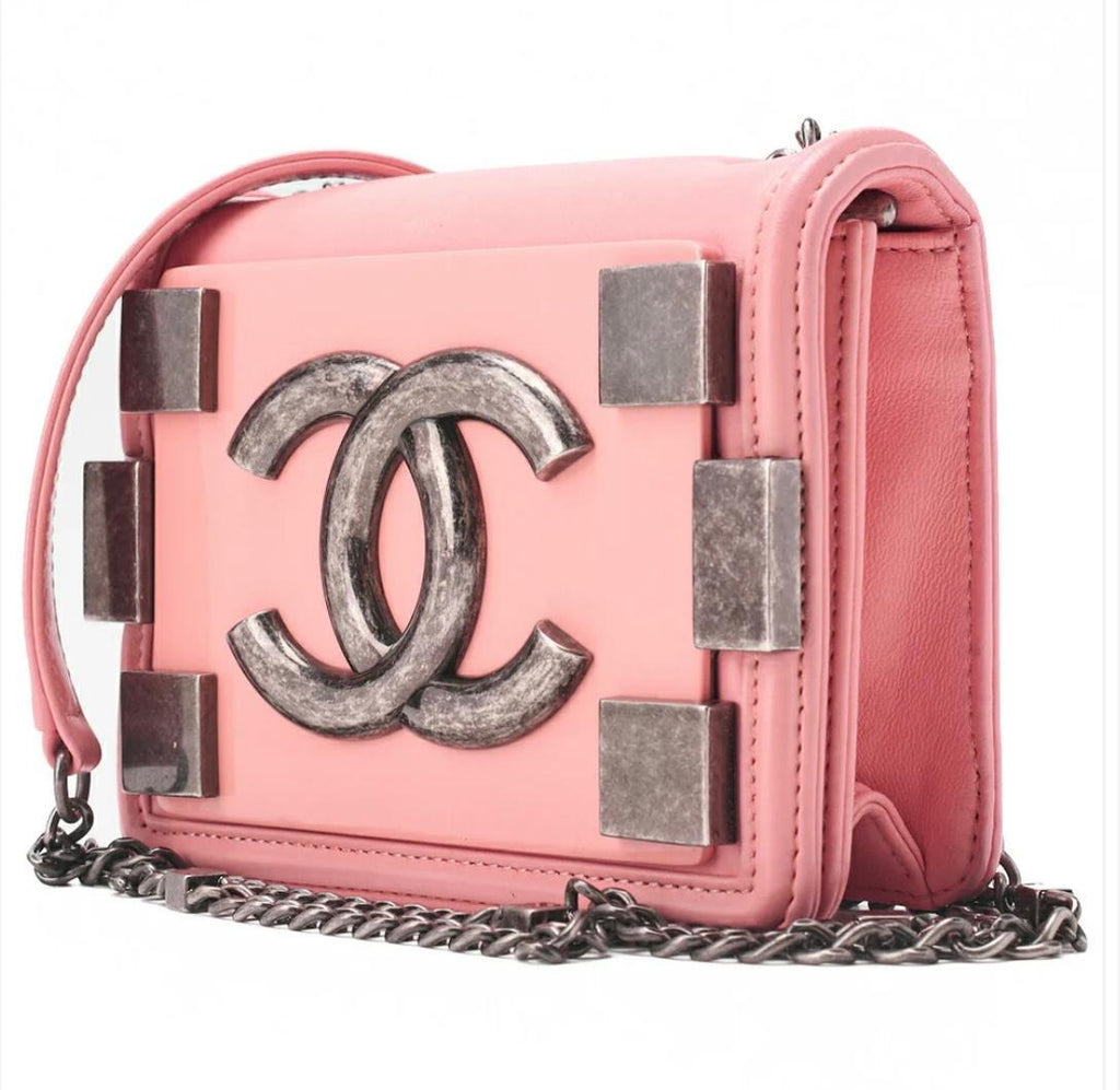 Sac CHANEL Big Coco  en cuir d'agneau  rose / Eternel Luxe