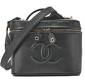 Sac Chanel Cocomark Vanity 2-en-1 cuir caviar noir bandoulière